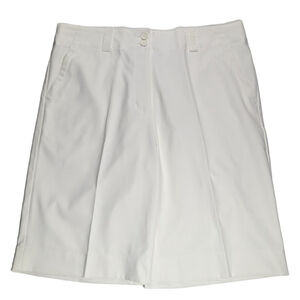 Nike Golf Dri-Fit White Golf Shorts Women’s Size 10 Performance Athletic